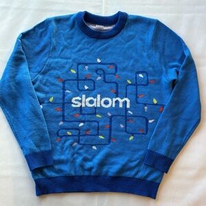 Vintage Ski Slalom Winter Sweater Graphic Sz‎ XL